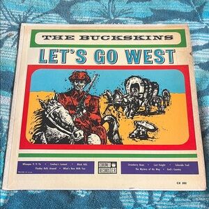 The Buckskins 'Let's Go West' Vinyl Record